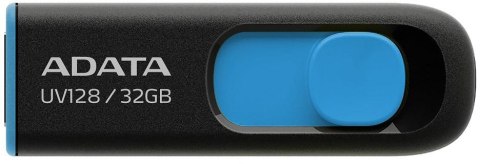 Adata Pendrive UV128 32GB USB 3.2 Gen1 czarno - niebieski