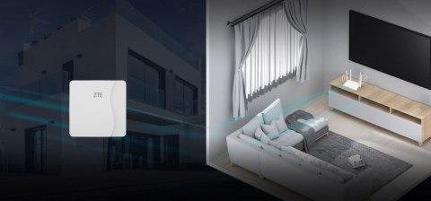 Antena profesjonalna do szybkiej transmisji danych LTE kat. 15 do 800 Mb/s MF258K ODU