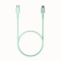 KABEL USB-C / USB-C Greencell PowerFlex 120cm PD 100W zielony silikonowy