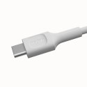 KABEL USB-C / USB-C Greencell PowerFlex 30cm PD 100W biały silikonowy