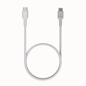 KABEL USB-C / USB-C Greencell PowerFlex 30cm PD 100W biały silikonowy