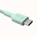 KABEL USB-C / USB-C Greencell PowerStream 200cm PD 100W zielony w oplocie