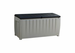 KETER SKRZYNIA OGRODOWA-BALKONOWA NOVEL 340L / SZARA/CZARNA