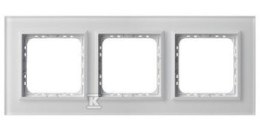 RAMKA 3-KR.BIAŁE SZK.SZRONIONE SONATA