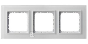 RAMKA 3-KR.BIAŁE SZK.SZRONIONE SONATA