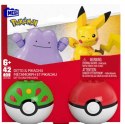 Klocki MEGA Pokemon Pokeball Pikachu i Ditto 42 elementy