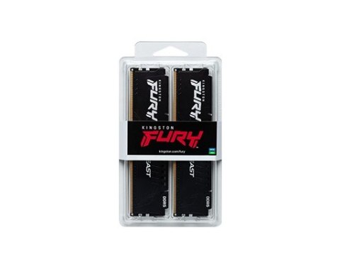 Pamięć DDR5 Fury Beast 128GB(2*64GB)/5600 CL36 czarna