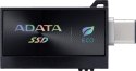 Adata Dysk Zewnętrzny SSD SC730 512G USB 3.2C/A 600/600MB/s czarny