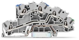 Złączka szynowa WAGO 3‑pietrowa 4mm2 N/L/PE szara 2003‑7646 TOPJOBS 50szt