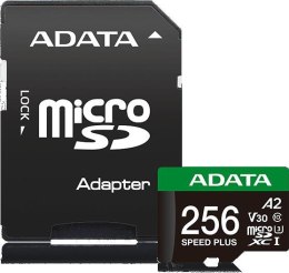 Adata Karta pamięci microSD Speed Plus 256GB UHS1 U3 V30 A2 180/160 MB/s