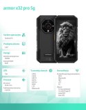Smartfon Armor X32 Pro 5G 8/256GB IP69K Czarny