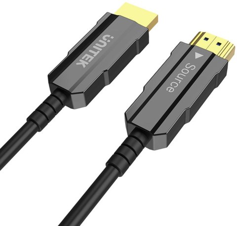 Unitek Kabel optyczny HDMI 2.0 AOC 4K 60Hz 10 m