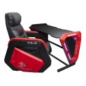 E-blue Biurko dla gracza EGT002BK, 125x62 cm, 80,8 cm, podświetlenie, uszkodzone opakowanie, .A-D, B