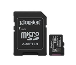 Karta pamięci microSD 256GB Canvas Select+ G3 150MB/s Adapter