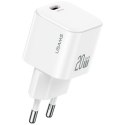 Ładowarka sieciowa 20W 1xUSB-C + kabel USB-C Biała