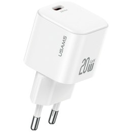 Ładowarka sieciowa 20W 1xUSB-C + kabel USB-C Biała