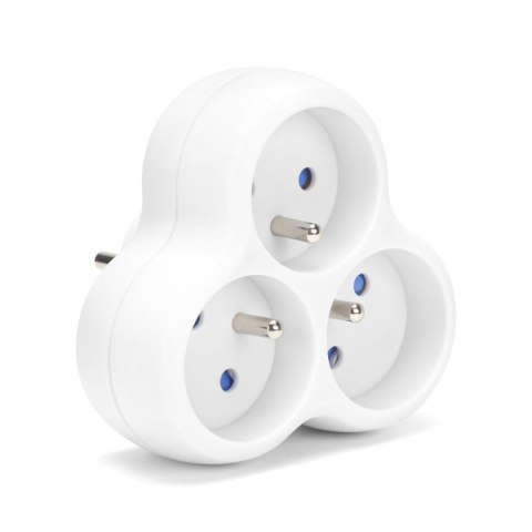 Rozgałęźnik sieciowy MONTIS MT151-WH potrójny biały