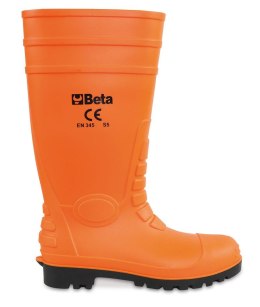 BUTY ROBOCZE WYSOKIE POMARAŃCZOWE PCW/KAUCZUK 45