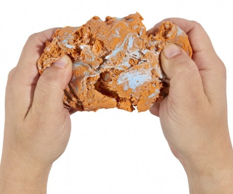 Masa plastyczna Wonder Factory Never Dry Dough błękitny, pomarańczowy