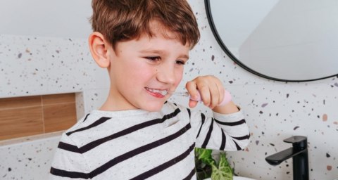 Szczoteczka soniczna Baby KIDO SMILE 1-5 lat różowa ZK3010