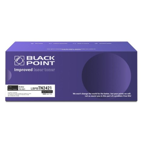 Toner Black Point do Brother (TN-2421) Black 3000 str. z chipem