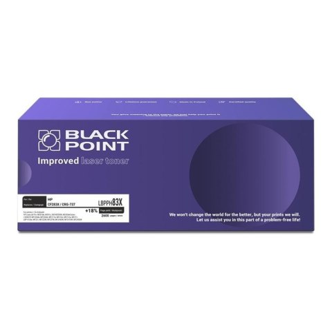 Toner Black Point do Hp (CF283X) Black 2600 str. z chipem