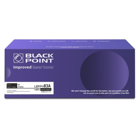 Toner Black Point do Hp (CF283A) Black 2150 str. z chipem