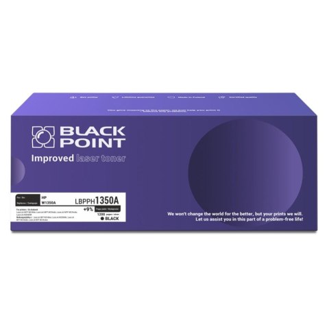 Toner Black Point do Hp (W1350A) Black 1200 str. z chipem