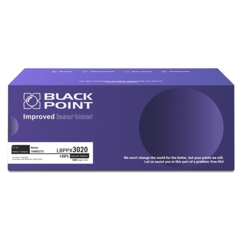 Toner Black Point do Xerox (106R02773) Black 1800 str. z chipem