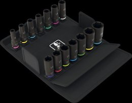 ZESTAW NASADEK UDAROWYCH 3/8 DŁUGIE, 14 CZ.