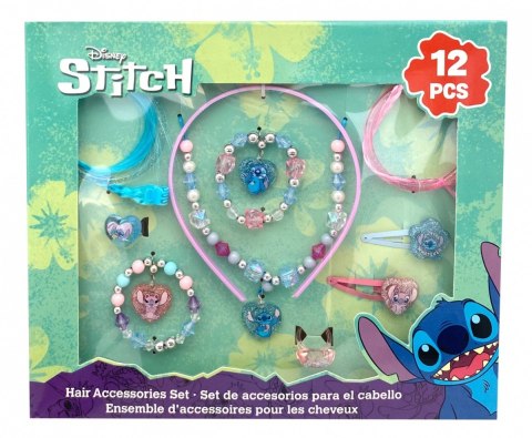 Zestaw biżuterii i akcesoriów do włosów Stitch