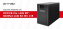 UPS ZASILACZ AWARYJNY Armac Office 3000VA ON-LINE PF1 Dust Free