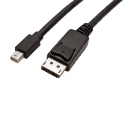 Video Kabel mini DisplayPort (M) - DisplayPort M, 3m, czarny
