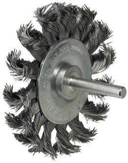 SZCZOTKA TARCZOWA Z TRZPIENIEM SPLATANA 75MM