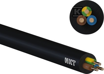 YKY ŻO 0.6/1KV 3X1,5 NKT 100M