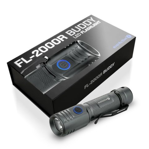 Latarka ręczna diodowa LED Buddy FL-2000R IPX6