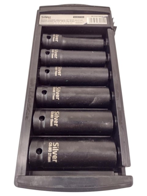 ZESTAW NASADEK UDAROWYCH 1/2" 6cz. /SILVER