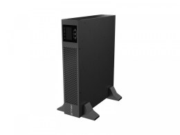 Zasilacz awaryjny UPS On-Line rack 1000VA 8xIEC C13 USB-B LCD metalowa obudowa DUST-FREE
