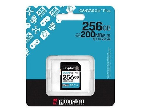 Karta pamięci SD 256GB Canvas Go Plus 200/160 MB/s C10 U3 V30