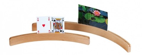 Stojak na karty drewniany 35 cm