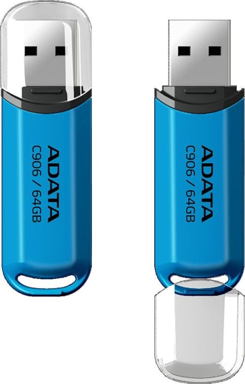 Adata Pendrive C906 64GB USB2.0 niebieski