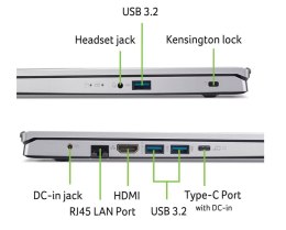 Laptop Aspire Go AG15-42P-R1JP R5 5625U 15,6 FHD 16GB 512GBNoOS Srebrny