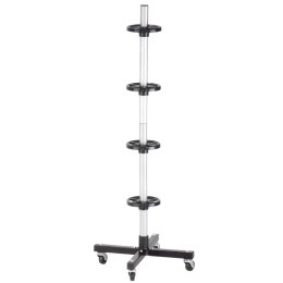 STOJAK NA OPONY Z KÓŁKAMI /SILVER