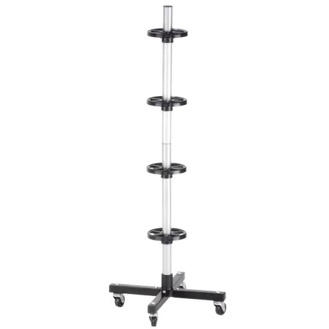STOJAK NA OPONY Z KÓŁKAMI /SILVER
