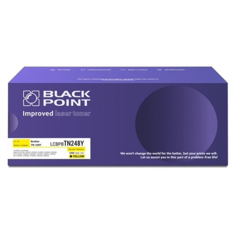 Toner Black Point do Brother (TN-248Y) Yellow 1000 str. z chipem