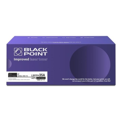 Toner Black Point do HP (CB435A) Black 2200 str. z chipem
