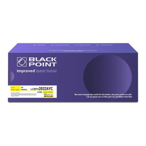 Toner Black Point do HP (W2032A) Yellow 2500 str. z chipem