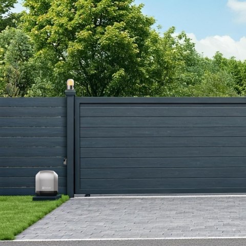 Zestaw napęd Ezviz HG2 600 PRO do 600kg bram przesuwnych z kamerą H3C 2K+