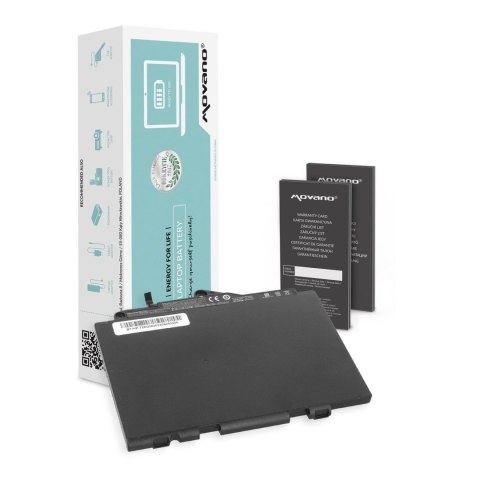 Bateria Movano do notebooka HP EliteBook 725 G3, 820 G3, SN03XL (10.8V-11.1V) (4000 mAh)