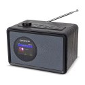 Orava głośnik Přenosný rádiopřijímač, czarny, regulacja głośności, przenośny, USB/FM/AUX/Bluetooth, Mp3, WAV
